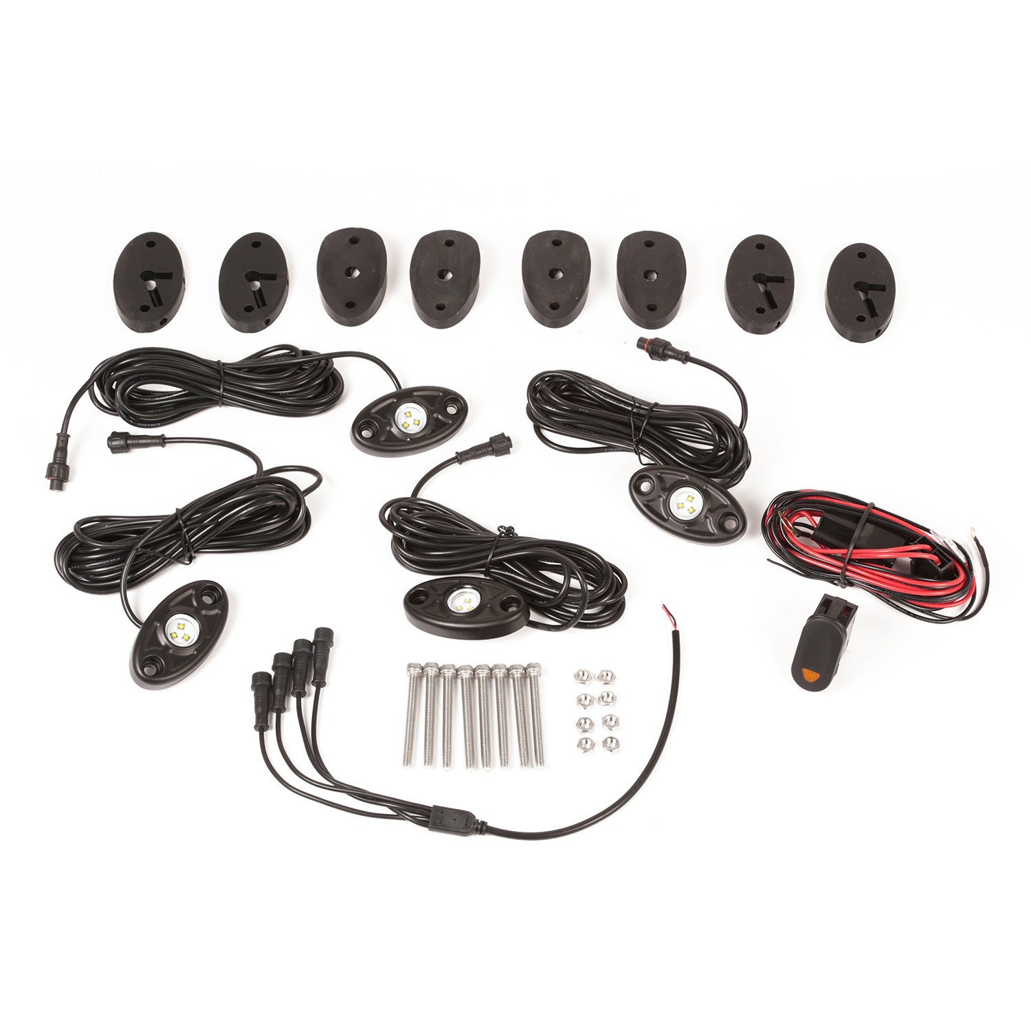 LED Rock Light Kit with Harness, 4-pc, (11232.40)