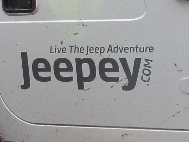 Jeepey Large Black Sticker